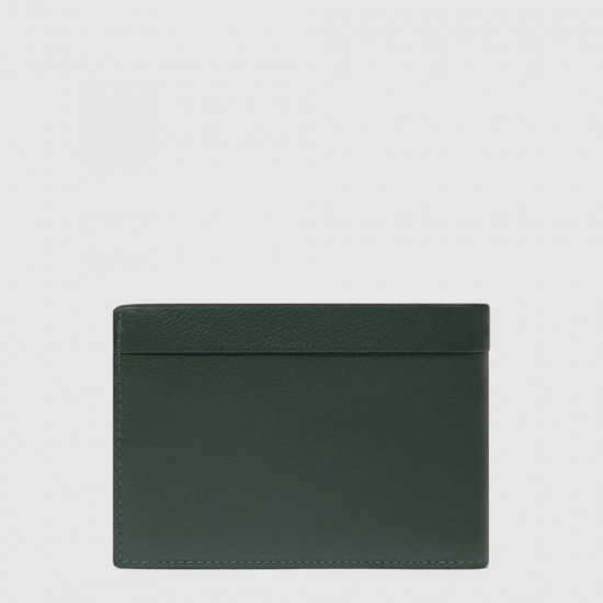 Russel Мъжки портфейл с отделения за карти монети и RFID Зелен - Мъжки портфейли