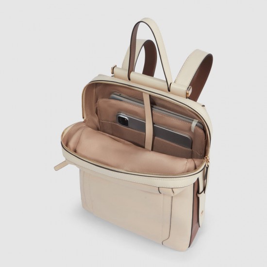Circle Дамска раница за 14 инча лаптоп и iPad® 10,2''Air 10,9''Pro 11'' Бежов - Бизнес раници