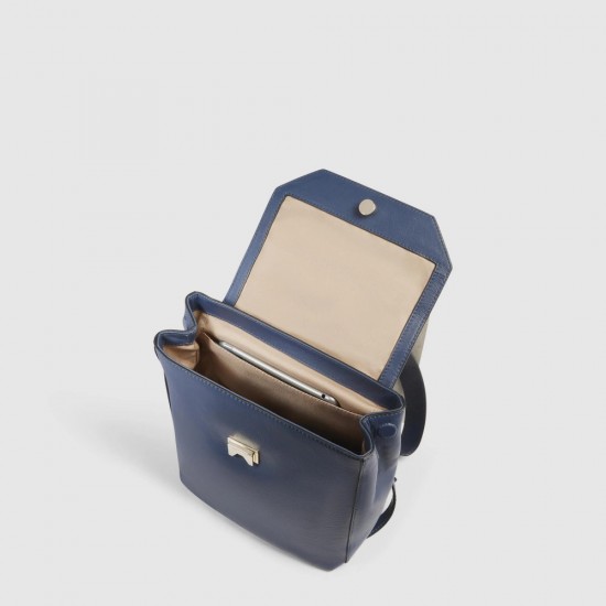 Circle Малка Дамска раница с отделение за iPad®Mini Син - Бизнес раници