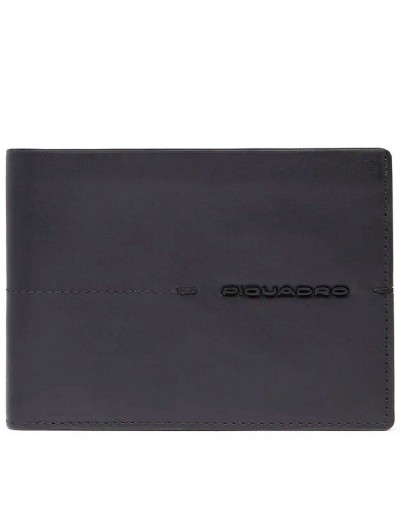 Kiri Мъжки портфейл с отделение за монети и карти и RFID защита Черен - Kiri